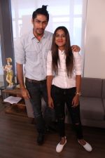 Nia Sharma & Namit Khanna at an Interview For Web Series Twisted on 25th March 2017